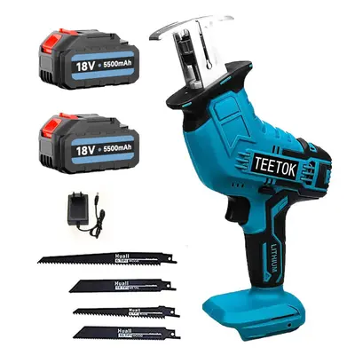 Cordless Reciprocating Saw Saber saw+2Battery 5.5A+Charger-Makita Compatible