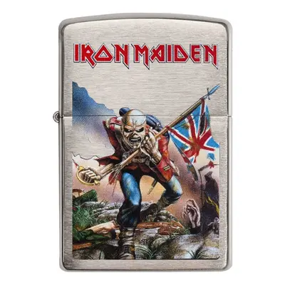 Iron Maiden Trooper Brushed Chrome Zippo Lighter