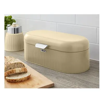 Swan Retro Bread Bin Kitchen Storage Easy Open Lid w/Chrome Plate Handle Easy Clean Generous Cap