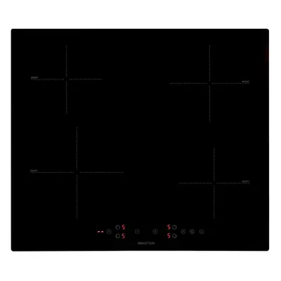 Willow WIH60TPI 60cm Induction Ceramic Hob, Cooking Zones