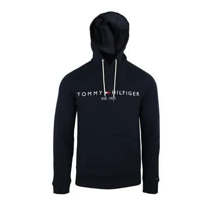 (S) Tommy Hilfiger Men's Core Tommy Logo Sky Captain Hoody