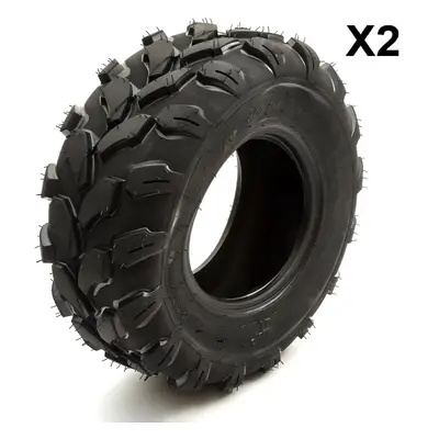 2 x Rear Tyre x - Kazuma Panda Lacoste 100cc Quad Bike ATV