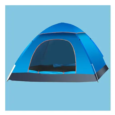 (Blue) Person Camping Tent UPF50+ Automatic Instant Waterproof Travel Tent Portable Folding Beac