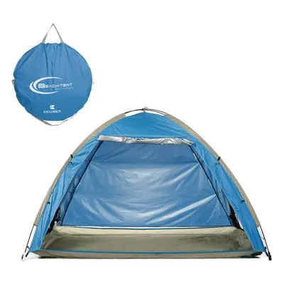 (Dark Blue) Persons Automatic Camping Tent UPF 50+ Anti UV Beach Tent Sun Shade Canopy Outdoor T