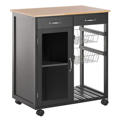 Kitchen Trolley BOVES Black