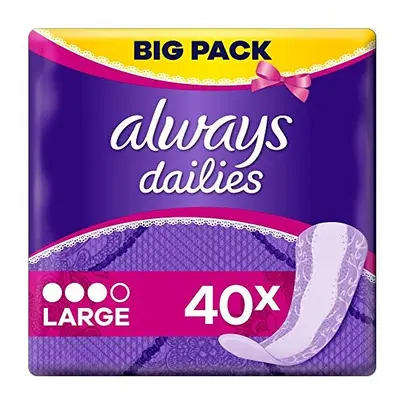 Always Profresh Pantiliners Large - Pack of 40-109g