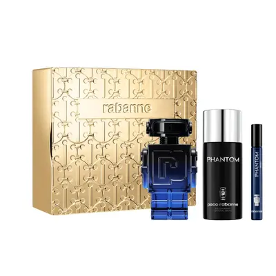 Rabanne Phantom 100ml EDP, 150ml Deo Spray &10ml Travel Spray Gift Set