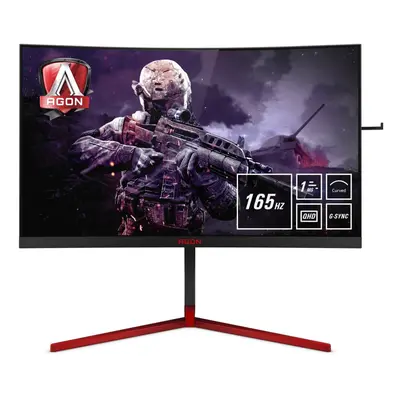 AOC AGON AG273QCG computer monitor 68.6 cm (27") x pixels Quad HD LED Black, Red