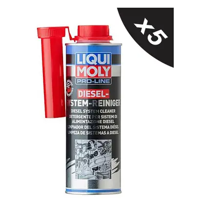 Liqui Moly Pro Line Diesel System Cleaner Diesel Fuel System Additive 5x500ml