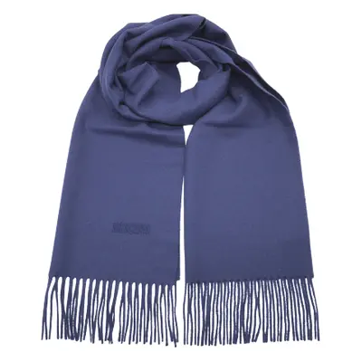 Moschino Logo Scarf - Navy