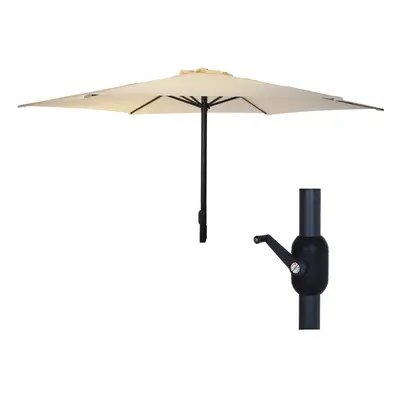 (Cream) 2.7m Shanghai Garden Umbrella Sun Shade Parasol