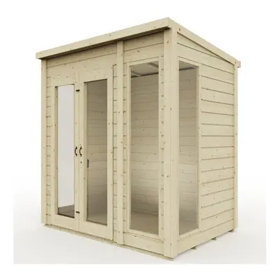 (6ft x 4ft) Everest Summerhouse with Pent Roof and Double Door