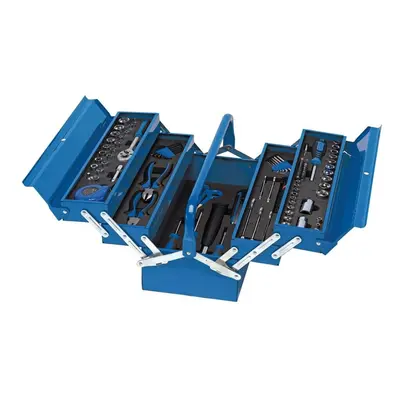 Tool Kit in Steel Cantilever Toolbox (126 Piece)