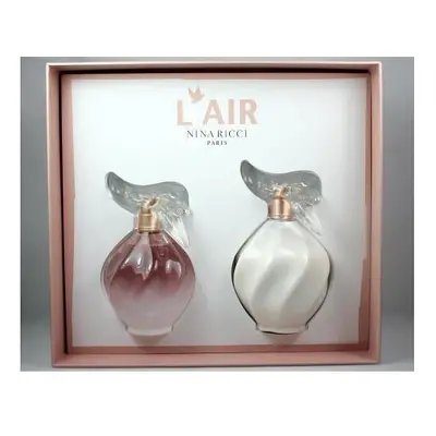 L'Air Pink Nina Ricci Pcs Set: 3.4 Edp Sp + 6.8 Body Lotion