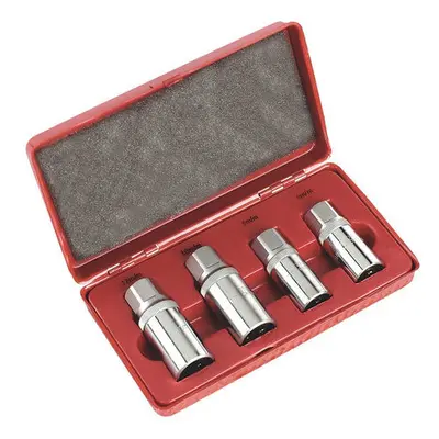 Sealey AK723 4pc 1/2"Sq Drive Stud Extractor Set - Metric