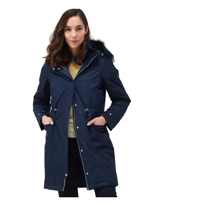 (8, Navy) Regatta Womens Lellani Waterproof Hooded Giovanna Fletcher Collection Jacket