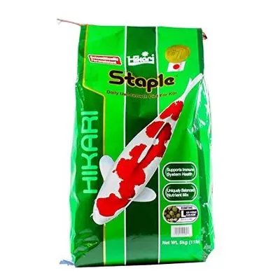 Hikari 11-Pound Staple Floating Pellets for Koi and Pond Fish, Large