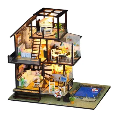 Seattle Holiday DIY Assembled Cabin Creative With Furniture Indoor Toys