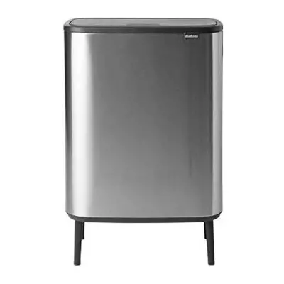 Brabantia Bo Touch Bin Hi, Litres, Matt Steel Fingerprintproof