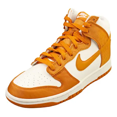 (10.5) Nike Dunk Hi Retro Se Mens Fashion Trainers in Monarch White