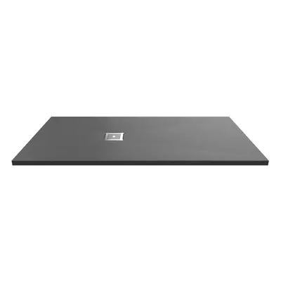 1600mm x 800mm Premium Slimline Rectangular Shower Tray - Slate Grey