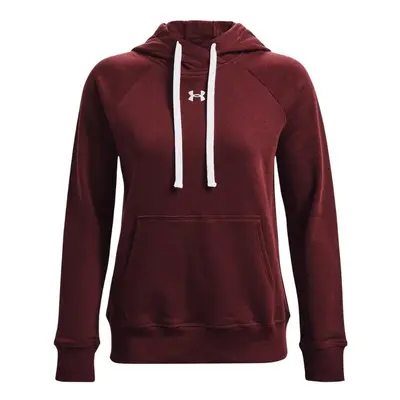 Under Armour Women's Rival Fleece HB Hoodie Red 690