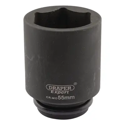 Draper Expert HI-TORQ® Point Deep Impact Socket, 3/4"" Sq. Dr., 55mm