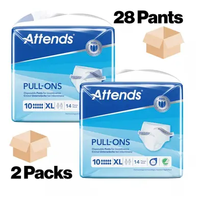 Attends 10XL Pull up Pants EXTRA LARGE Adult Nappies Packs of