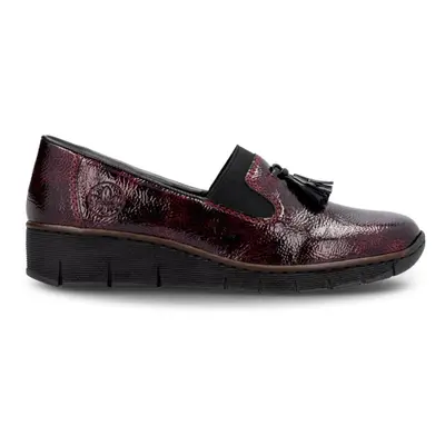 (8 (Adults')) | Doris | Bordeaux | Womens Slip On Shoes