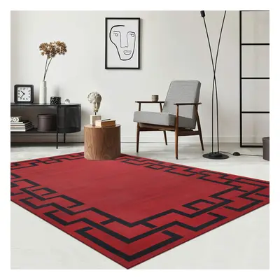 (160 X cm_Living Room Rug, Red-Lexi) Extra Large Rugs Luxury Modern Carpets Long Runner Rug & Do