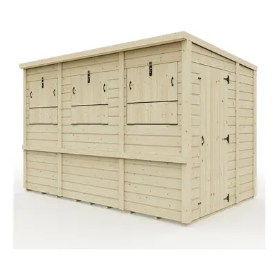 (10ft x 6ft) Everest Party Shed with Pent Roof, Door and Hatches