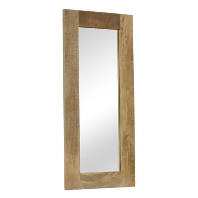 vidaXL Solid Mango Wood Mirror 50x110cm Hallway Bathroom Vanity Makeup Decor