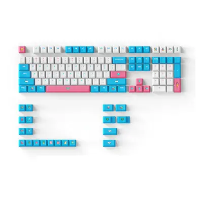 (Cherry Profile) 128/129 Keys Colorful Summer Keycap Set Cherry/XDA Profile PBT Sublimation Keyc