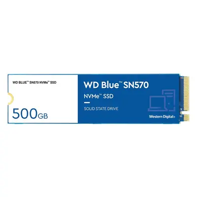 Western Digital 500GB WD Blue SN570 NVMe Internal Solid State Drive SSD - Gen3 x4 PCIe 8Gb/s, M.