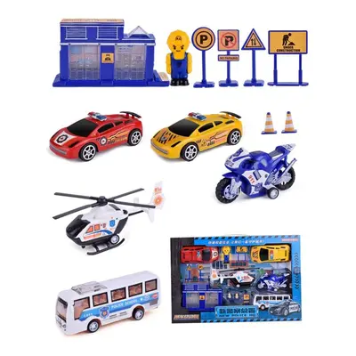 () Multiple Styles Engineering Military Aviation Sanitation Fire Truck Car Diecast Model Toy Set