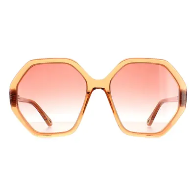 Chloe Sunglasses CH0008S Esther Orange Crystal Pink Gradient