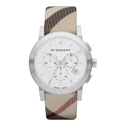 Burberry BU9357 The City Haymarket Check Fabric Men's Watch