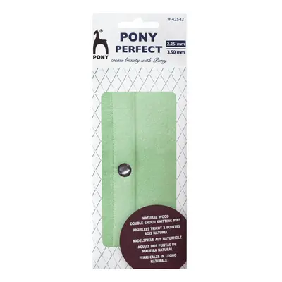 Pony Perfect Knitting Pins Double-Ended Sets of Five in Felt Case: Assorted Sizes P42543