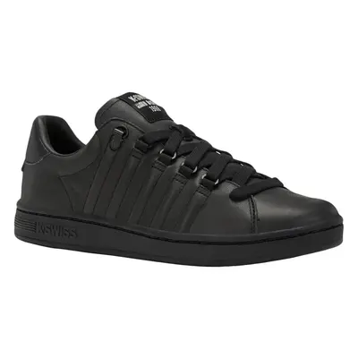 (8 UK, Black) K-Swiss Mens Lozan II Low Rise Leather Retro Trainers Sneakers Shoes