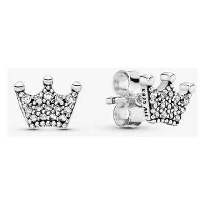 Pandora Crown Stud Earrings 297127CZ