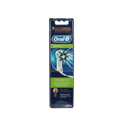 Braun Oral B Cross Action Brush Heads Professional - 2's EB50-2