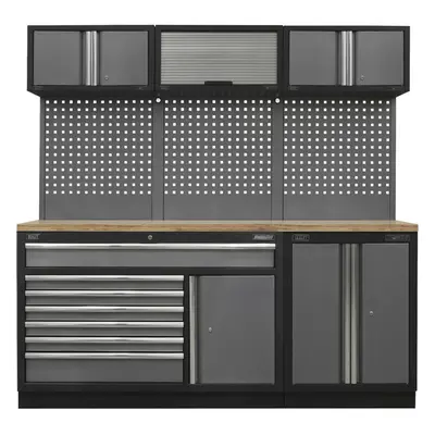 Garage Storage System Unit - x x 2000mm - 36mm Pressed Wood Worktop