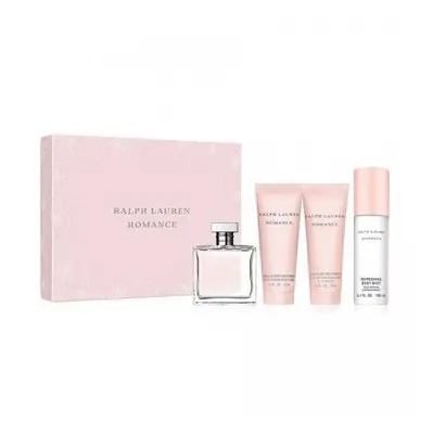 Romance Pcs Set: 3.4 Eau De Parfum Spray + 2.5 Body Lotion + 2.5 Shower Gel + 5.1 Body Mist (Har