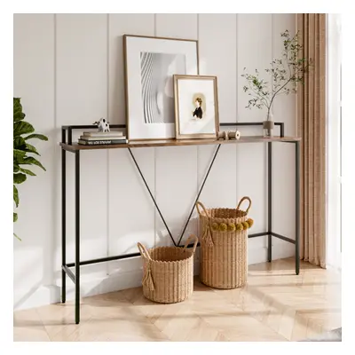 Slim Rustic Console Table