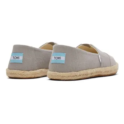 (Grey, (Adults')) TOMS Alpargata Rope 100% Cotton Women's Drizzle Grey Espadrilles