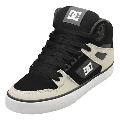 (9) DC Shoes Pure High-top Wc Mens Skate Trainers in Black Grey