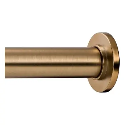 Ivilon Tension Curtain Rod - Spring Tension Rod for Windows or Shower, to Inch. Warm Gold