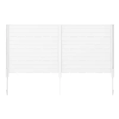 Outdoor Privacy Fence Screen Air Conditioner Fence x cm White