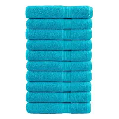 (turquoise, x cm/ pcs) vidaXL Premium Sauna Towels Guest Bath Towel pcs Grey 600gsm 100% Cotton