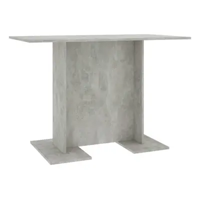 vidaXL Dining Table Concrete Grey Engineered Wood Indoor Kitchen Furniture